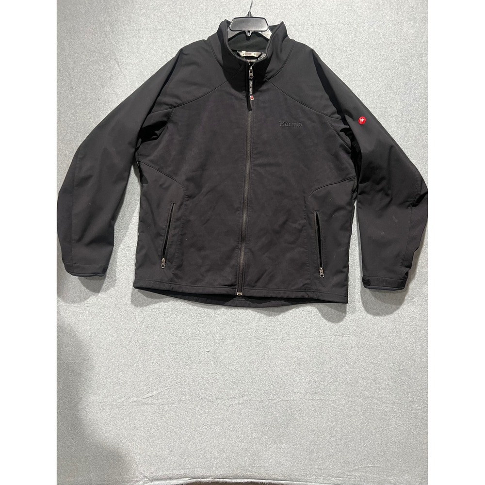 Marmot Black Windstopper Softshell Jacket Men Xl … - image 1
